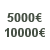 Prix entre 5000-10000€